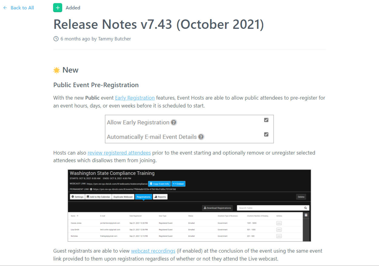 Release Notes